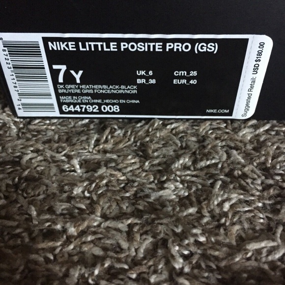 nike little posite pro foamposite tech fleece wool - Picture 2 of 3
